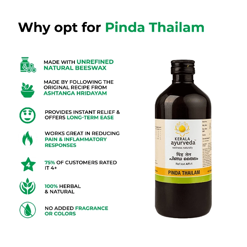 Kerala Ayurveda Pinda Thailam, 450 ml-5.webp